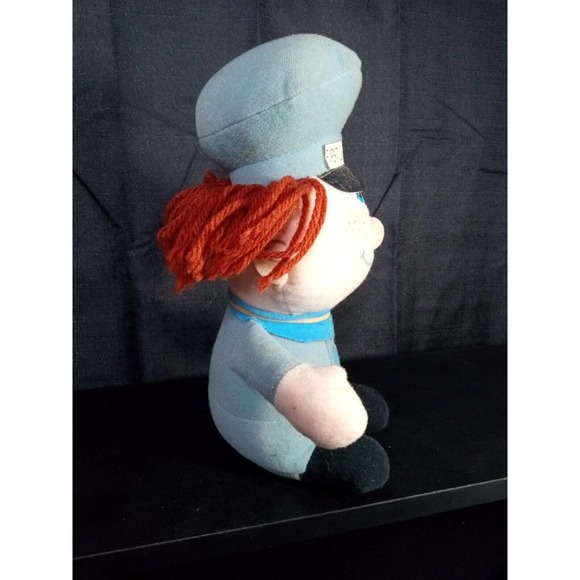 1984 Vintage Rare Happiness Aid is a Toy Well-Made Plush 1st Class Mail Mailman - Picture 6 of 8